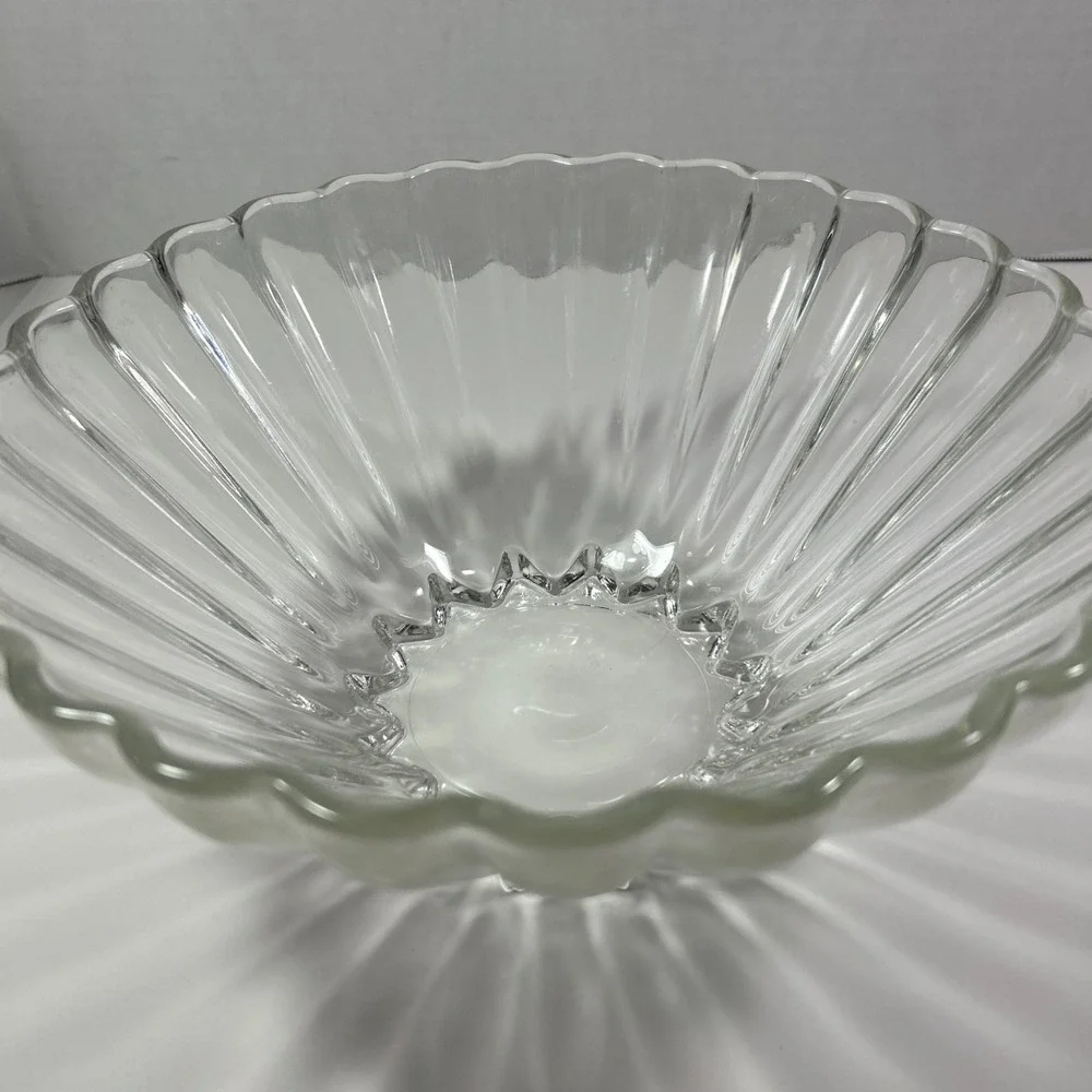 Vintage Anchor Hocking Classic Clear 11 Inch‎ Round Bowl